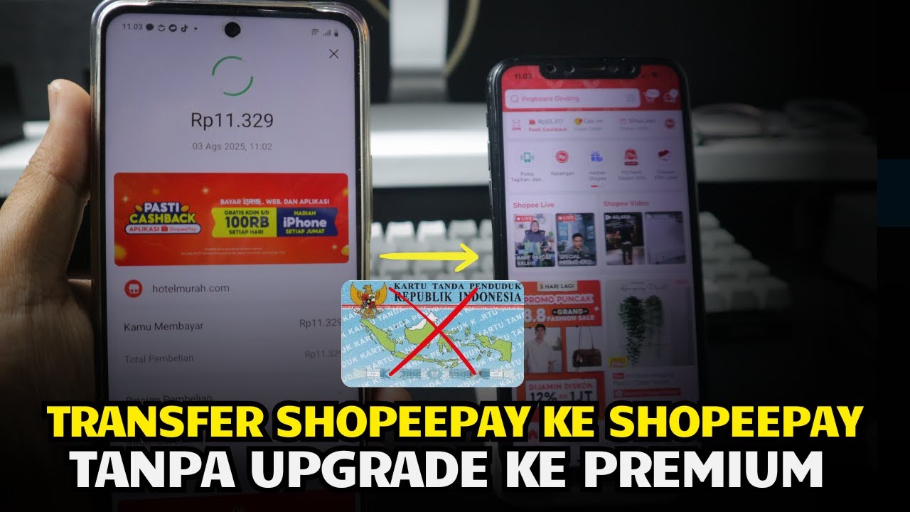 Cara Transfer Saldo ShopeePay Tanpa Verifikasi KTP / Upgrade