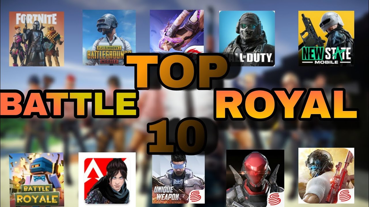TOP 10 BEST BATTLE ROYALE GAMES FOR ANDROID & IOS|2022