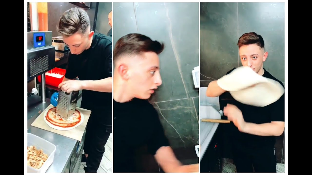 بيتزا على طريقت الفنان انس ابو سنينه وشورما دعدوش