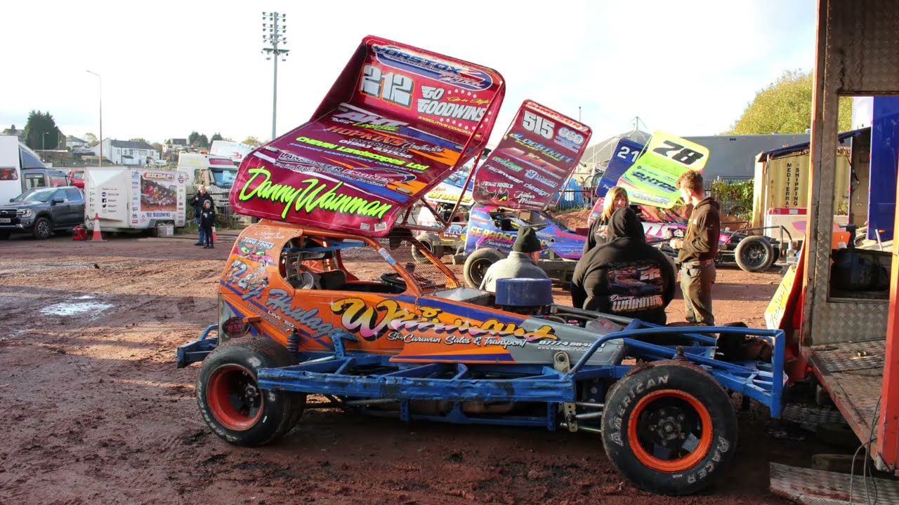 Brisca F1 Stock Cars Bradford pit walk photos and clips11th November 2023