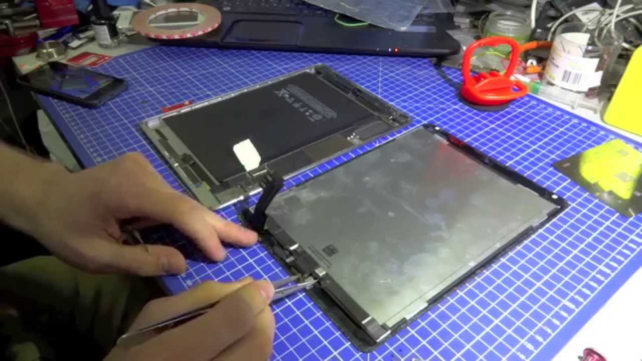 Ремонт iPad Air 2 - Замена стекла, как разобрать
