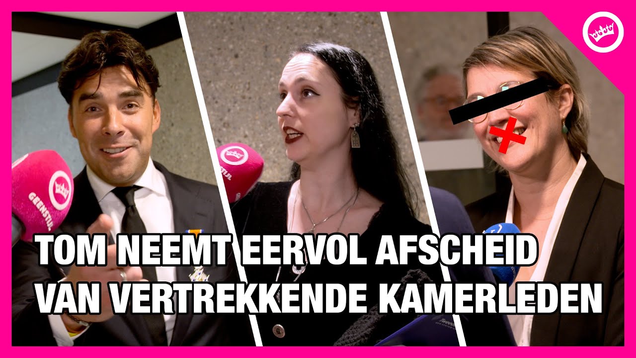 Tom Staal op de GROTE UITZWAAIDAG in Den Haag