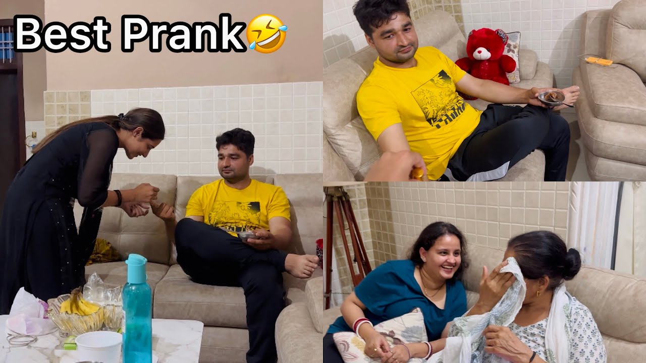 जेठ जी के sath prank किया🤣🤣