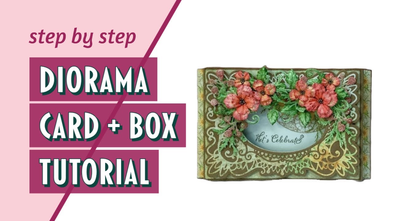 Easy diorama card + the matching box tutorial. Heartfelt Creations Home on the farm collection