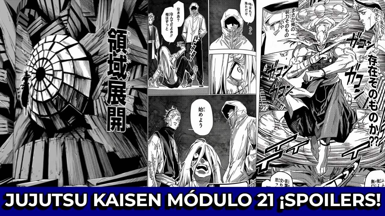 JJK MÓDULO CAPÍTULO 21 ¡SPOILERS! - MAHITO VUELVE Y DABURA TIENE EXPANSION DE DOMINIO!