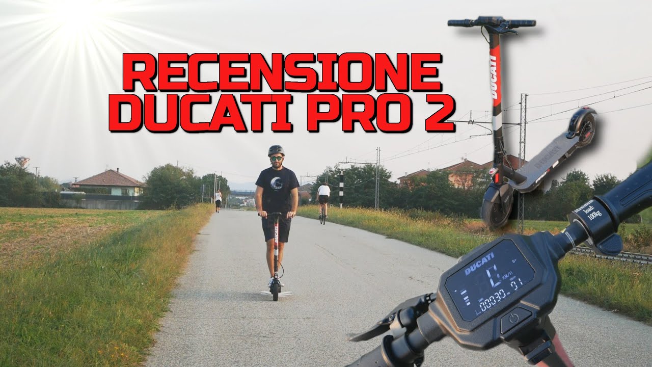 RECENSIONE DEL MONOPATTINO ELETTRICO DUCATI PRO 2! È UN PRODOTTO VALIDO? SCOPRIAMOLO INSIEME!