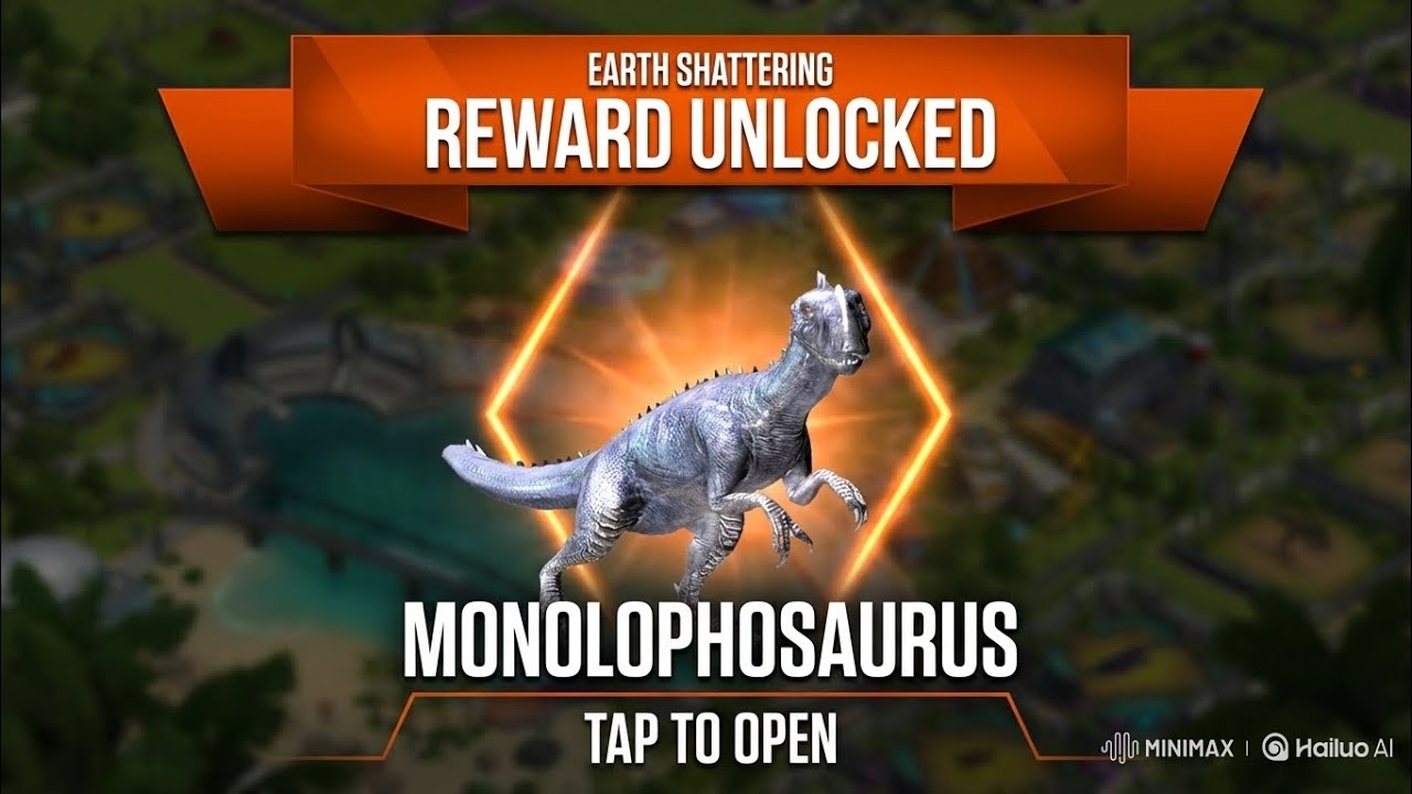 Monolophosaurus Unlocked and Amber Tournament Started | Jurassic World: The Game 