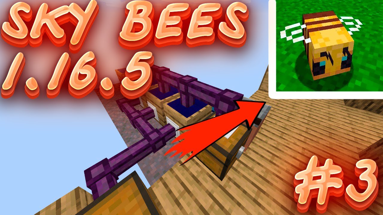 LP.SkyBees[1.16.5] #3 Наконец-то ПЧЁЛЫ!