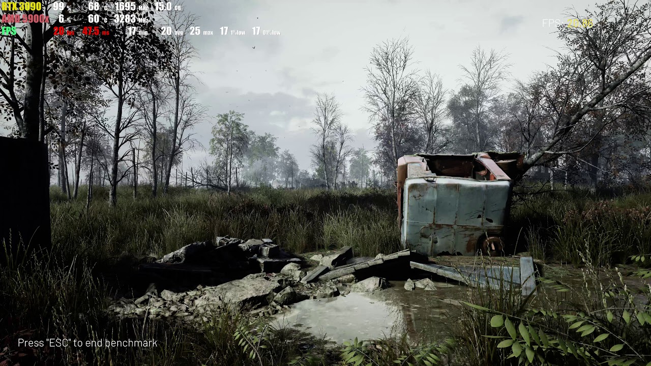 RTX 3090 | Chernobylite | max graphic 8K