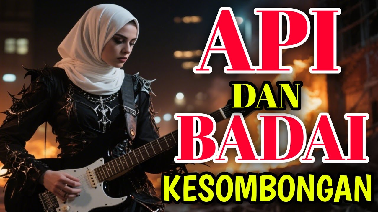 API DAN BADAI KESOMBONGAN – Official Music Video | Hijabi Black Metal di Pantai Malam