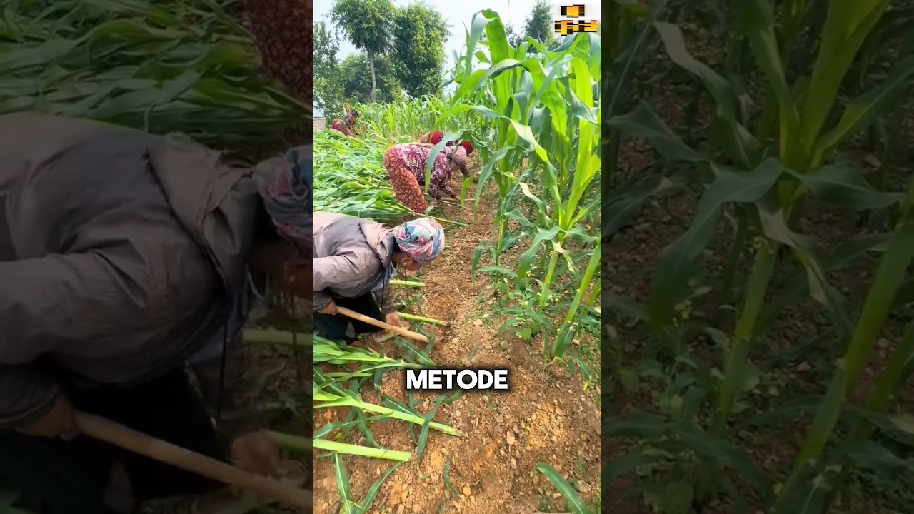 Ohh.. 😱 Ternyata ini Alasan Tanaman Jagung di Miringkan 