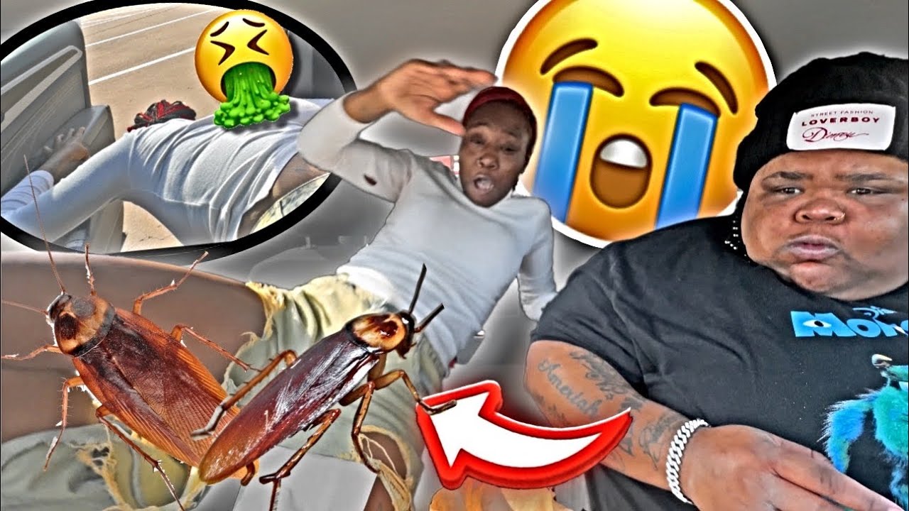 I PUT ROACHES IN MY BM CHICKEN WRAP! (HILARIOUS) 🤮😂