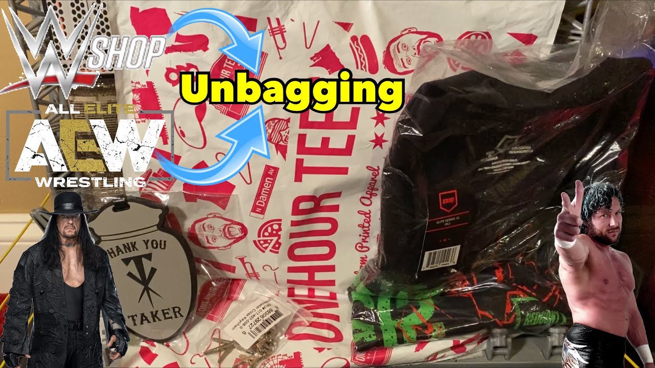 An Unbagging Video:WWEshop.com,ShopAEW.com & Redcon1.com?