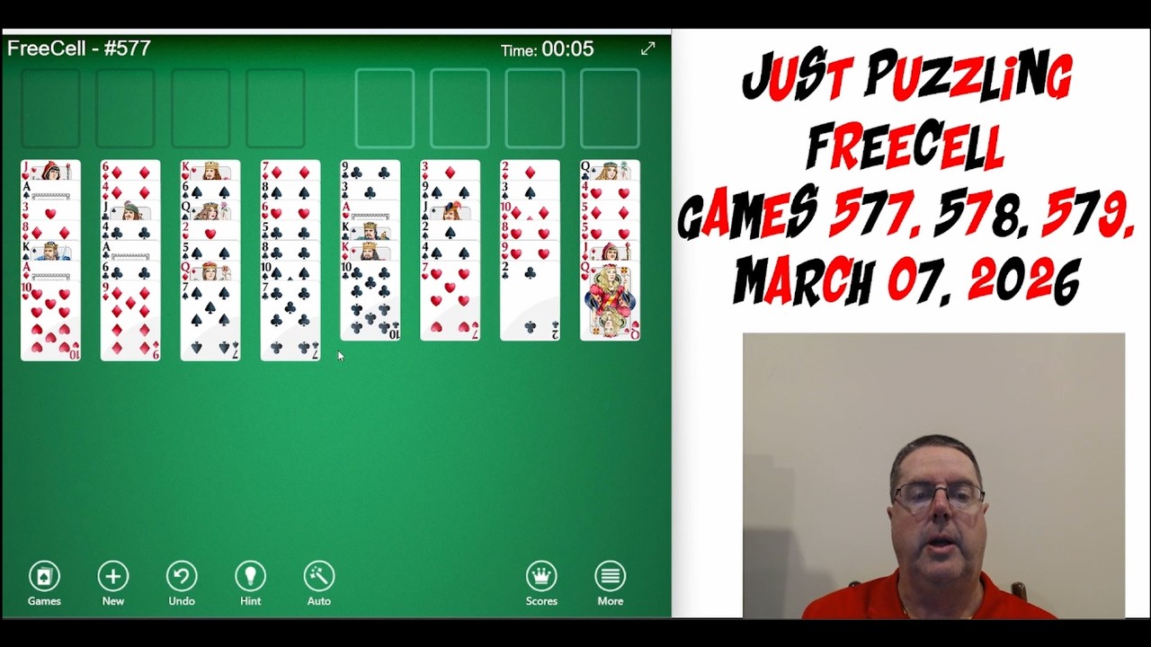 Learning Freecell By Doing and Explaining Games 577, 578 and 579