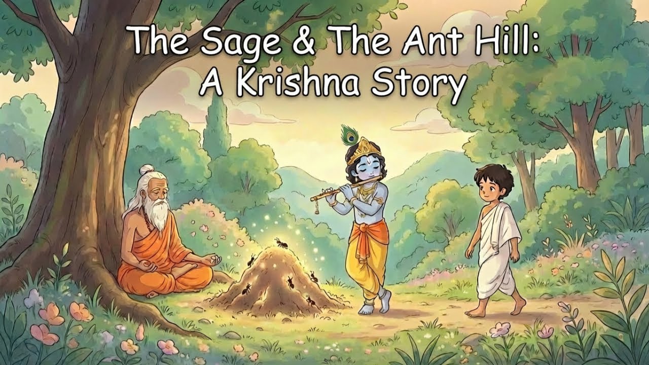 The Sage & The Ant Hill: A Krishna Story 🌸