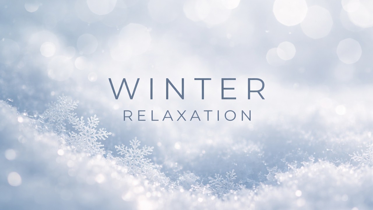 Winter Peace — Snow Bokeh Lights and Relaxing Walk❄️ Snowy Landscapes and Peaceful Travel #winter