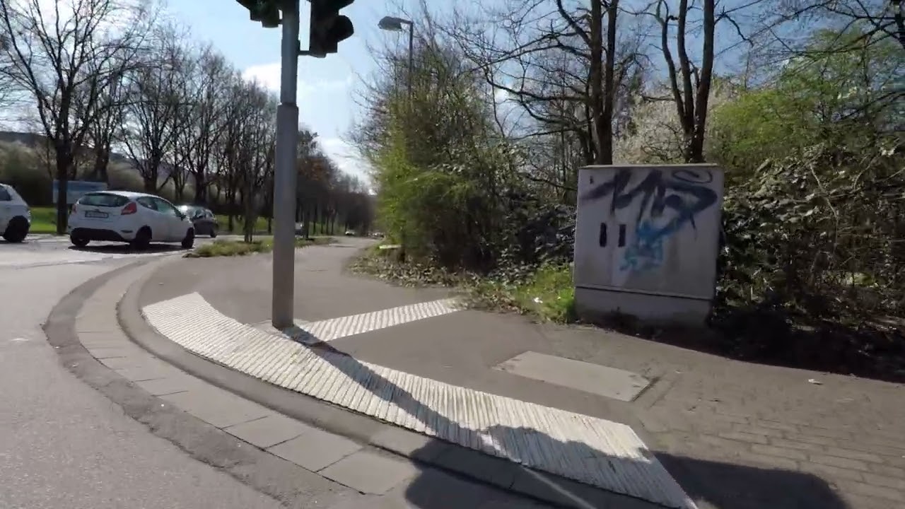 Sum 108 - Slow TV - 27.03.25 - 06 - Saarbrücken, Ausgang DFG Metzer Straße bis Dr.-Vogeler-Straße