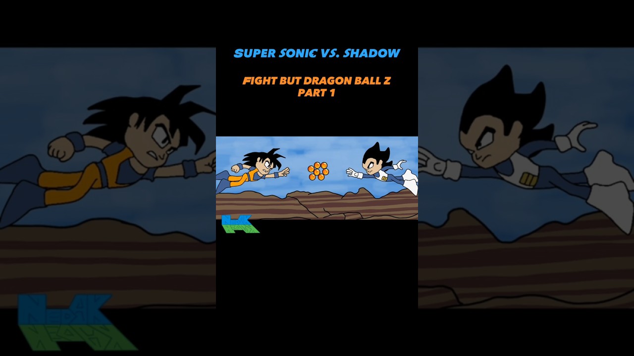 Sonic 3 Super Sonic vs. Shadow Fight but Dragon Ballz Part 1 #dragonballz #anime #animation #sonic