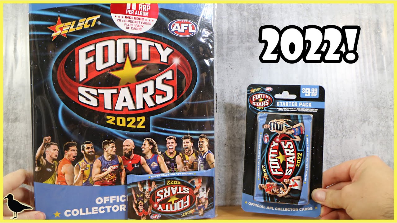 AFL Select Footy Stars 2022 Collector Cards Packs Opening + Album! | Birdew Reviews