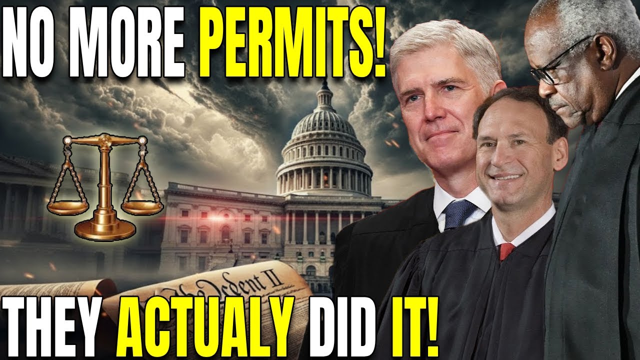 🔥Supreme Court Emergency Ruling To End All Gun Permits—But States Already Have a Plan!