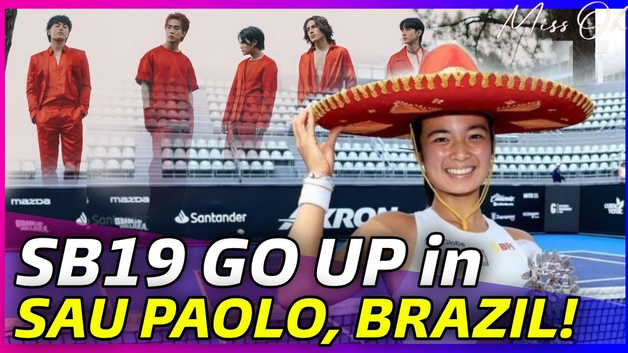 SB19' s GO UP played in ALEX EALA's WINNING MOMENT in Sau Paolo Open, Brazil!