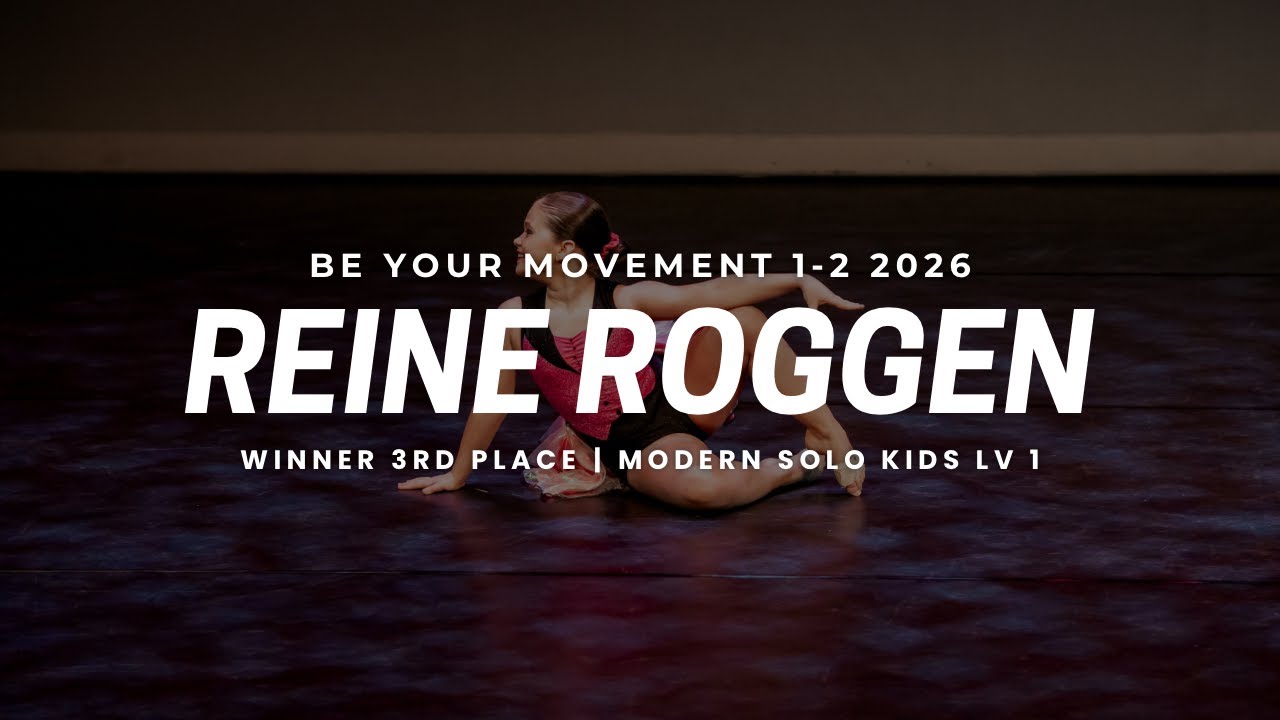 Reine Roggen | 3rd place | Modern Solo Kids LV 1 | BYM 1-2-2026 Oosterhout