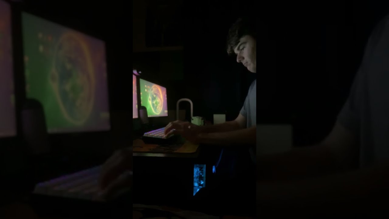Звуковой тест GK61 и демонстрация RGB