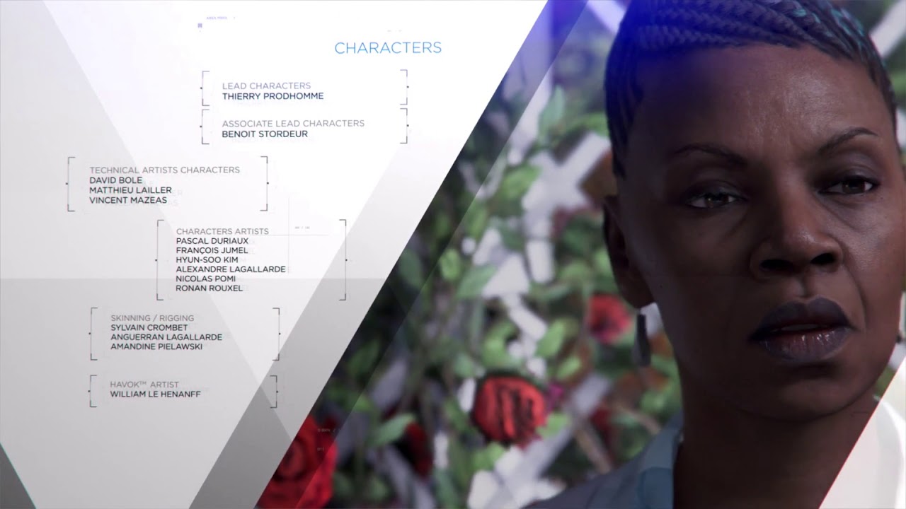 Detroit: Become Human , End Credits.