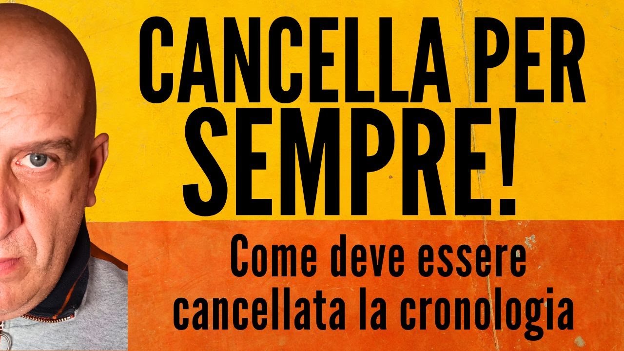 ⚠️ Attenzione: Non tutti i metodi funzionano! ⚠️ Scopri come cancellare la cronologia CORRETTAMENTE