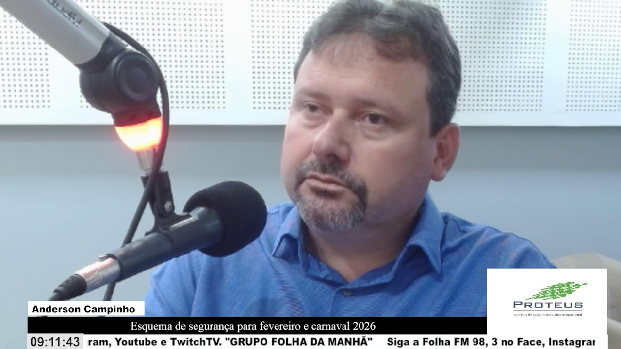 FOLHA NO AR - Anderson Campinho Secretário de Segurança Pública de São João da Barra