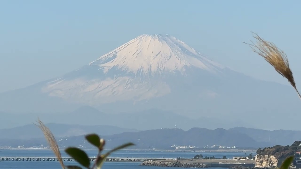 #行ってきた #鎌倉 #江の島 #稲村ヶ崎から見た #富士山 #きれい #2026.02.04
