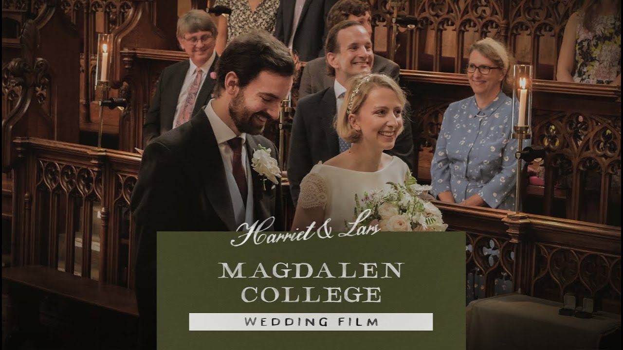 Oxford University Wedding at Magdalen College  | Harriet + Lars | Oxford Wedding Videographer