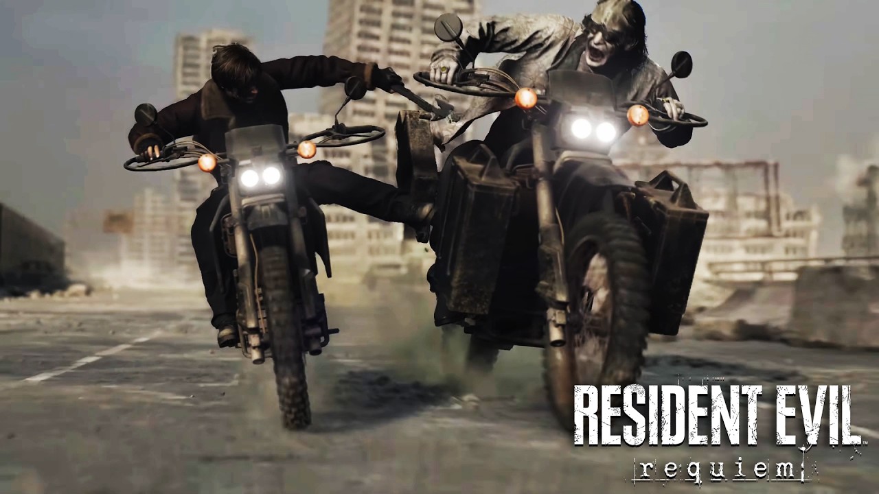 Leon vs Victor Gideon Motorcycle Boss Fight - Resident Evil 9 Requiem 2026