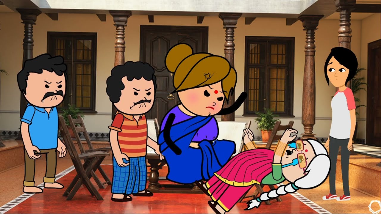 அம்மா கெழவிக்கு மண்டையில இருந்து ரத்தம் வருது 😡😈😭