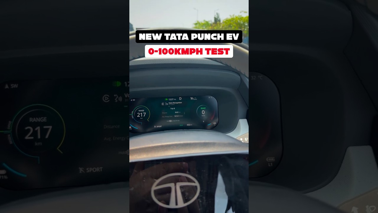 0 to 100kmph in 2026 Tata Punch EV!