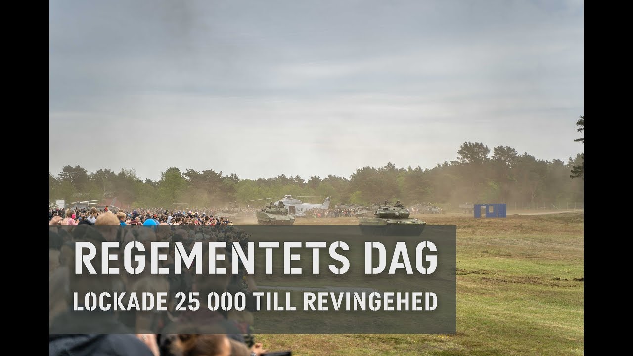 Regementets dag lockade 25 000 till Revingehed