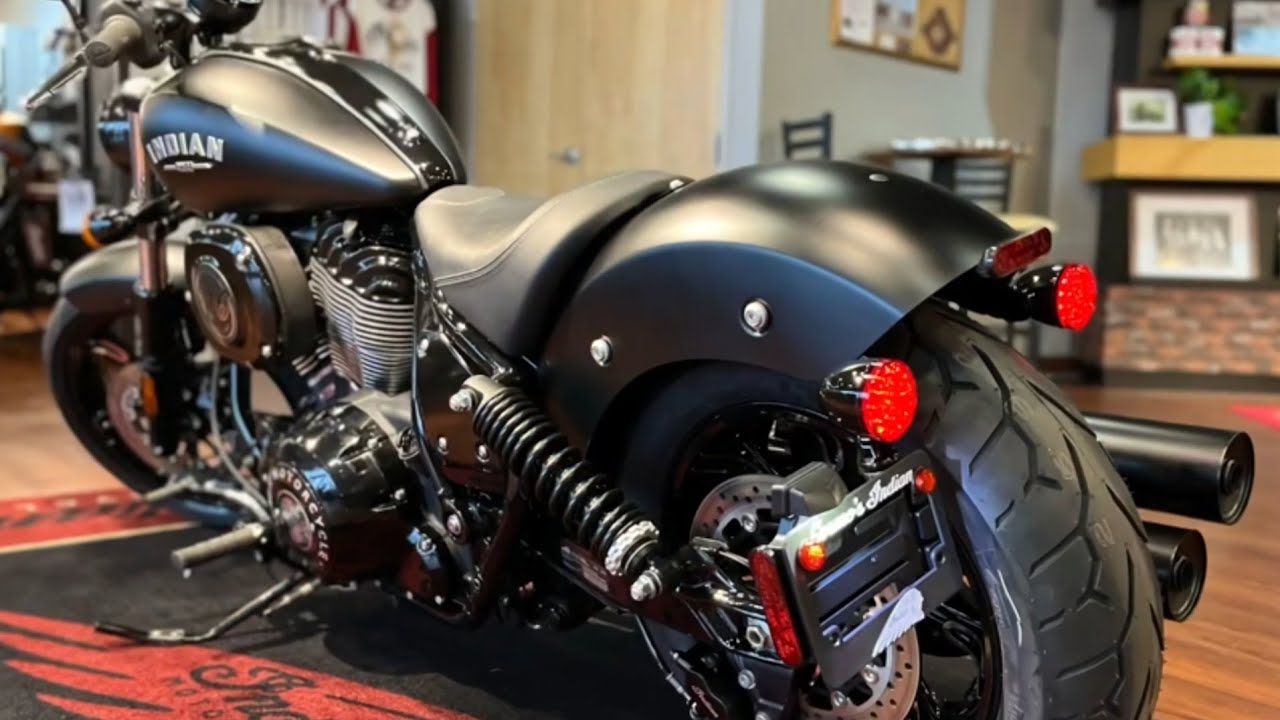 НОВЫЙ ИНДИЙСКИЙ МОТОЦИКЛ CHIEF BOBBER DARK HORSE