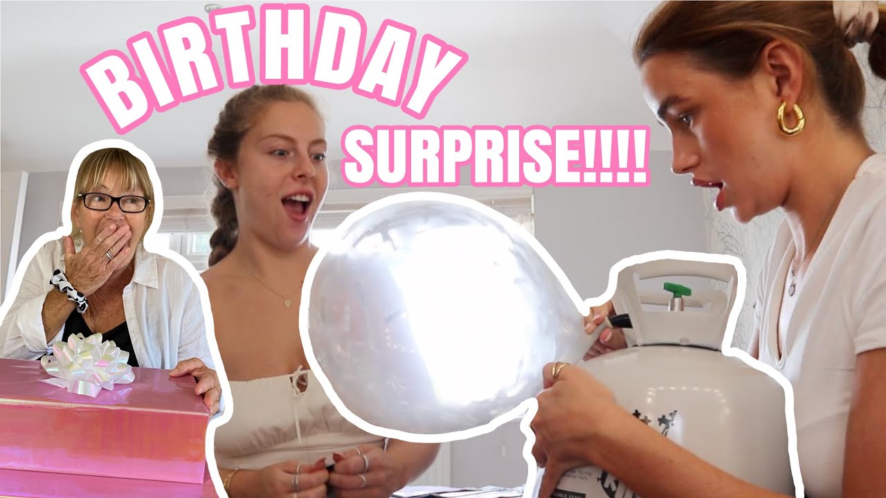 ОГРОМНЫЙ СЮРПРИЗ НА ДЕНЬ РОЖДЕНИЯ ДЛЯ БАБУШКИ!!! ПОДАРОЧНОЕ ОТКРЫТИЕ 🎁 VLOG - Сид и Элл