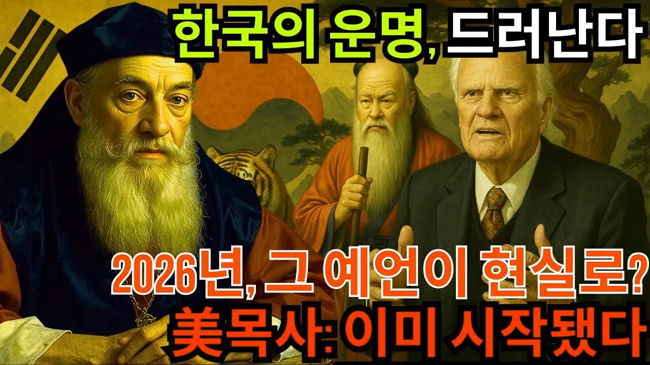 2026년, '그 사건'을 맞힌 미국 목사의 충격 예언… 이제 한국의 운명이 밝혀진다!