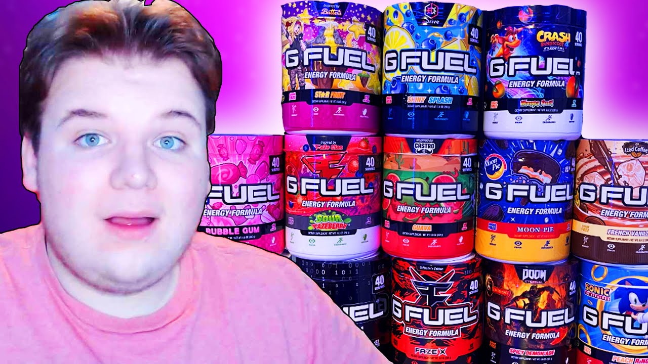 RANKING EVERY 2020 GFUEL FLAVOR!!!