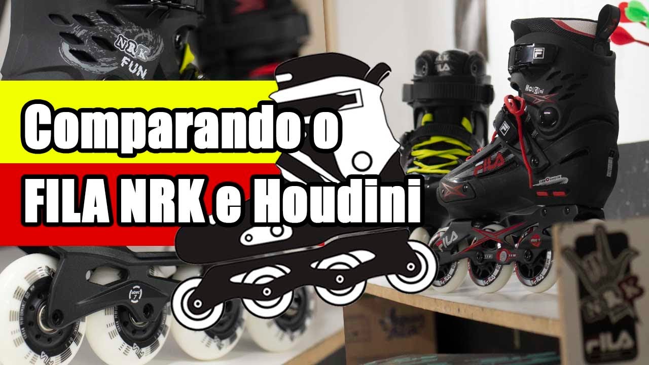 Diferença entre os Patins Fila Nrk e Fila Houdini - Comparando Produtos Go Roller