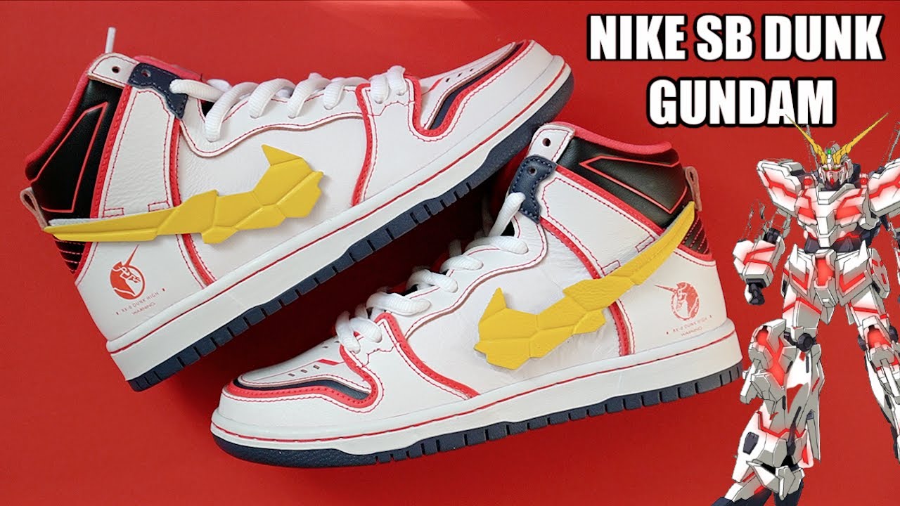 NIKE SB DUNK HIGH GUNDAM RX-0 UNICORN REVIEW & ON FEET....ARE THESE WORTH IT?