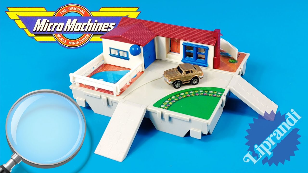 MICROMACHINES TRAVEL CITY PLAYSET VILLETTA DI PERIFERIA - GALOOB 1987 - BACK THEN VINTAGE REVIEW