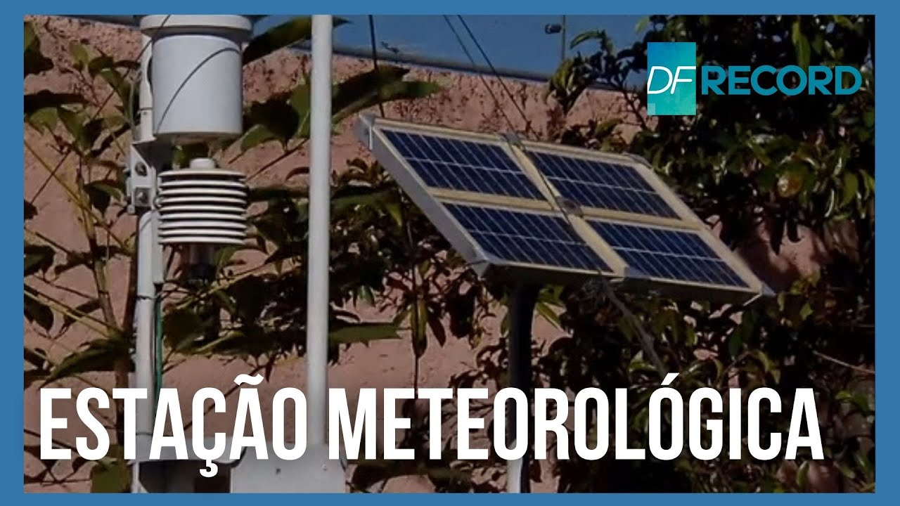 Estudante do DF constrói estação meteorológica dentro de casa
