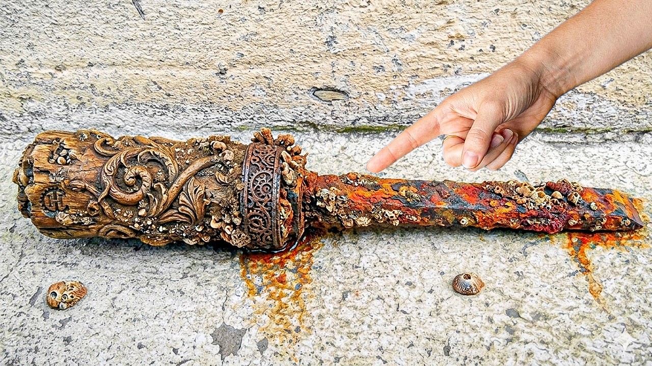 Antique Chisel Restoration &ndash; Repairing a Rusty Abandoned 100-Year-Old Rare Tool