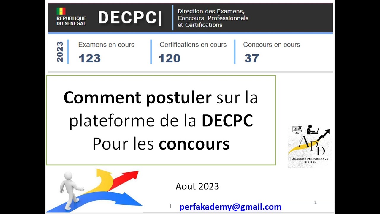 Comment postuler aux concours sur la plateforme de la DECPC (BEP, BT, BTS, CAEP, TP) ? Vidéo 06
