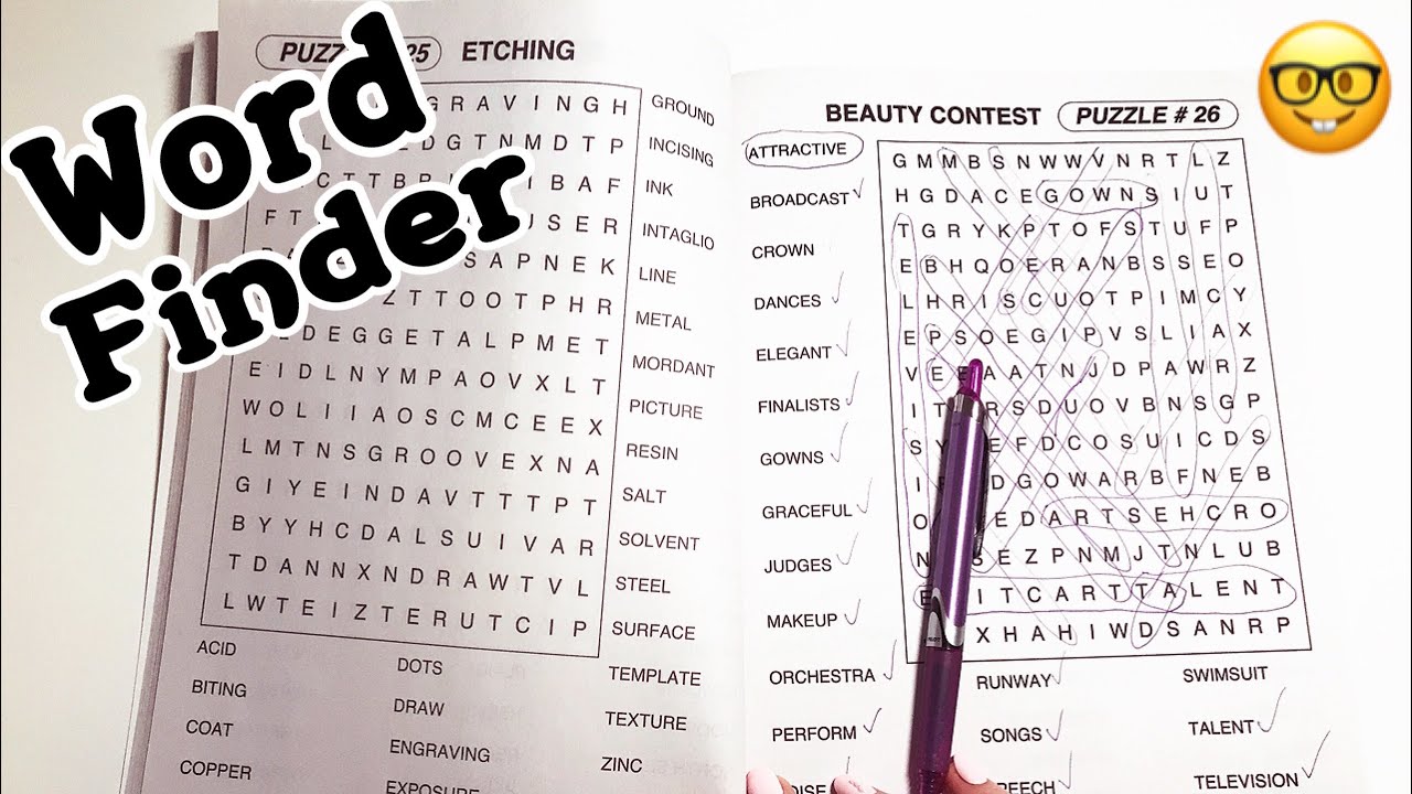 ASMR Word-Finder Puzzle