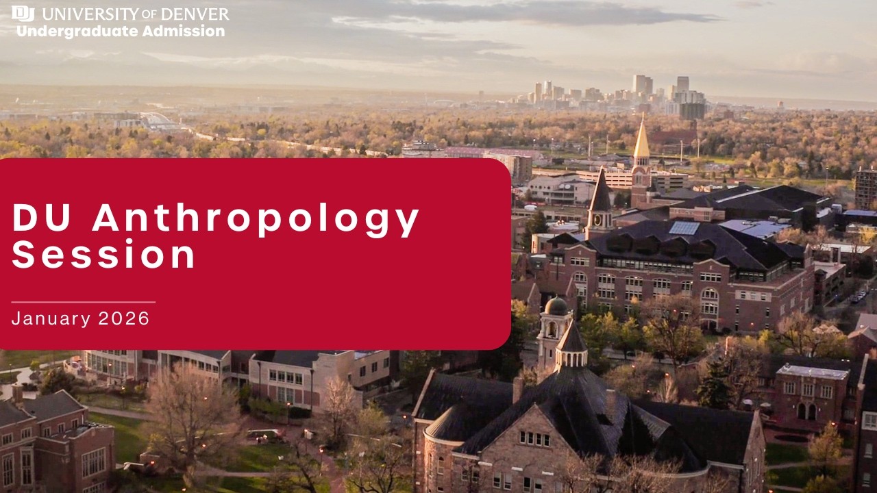 Virtual Open House 2026 | Anthropology