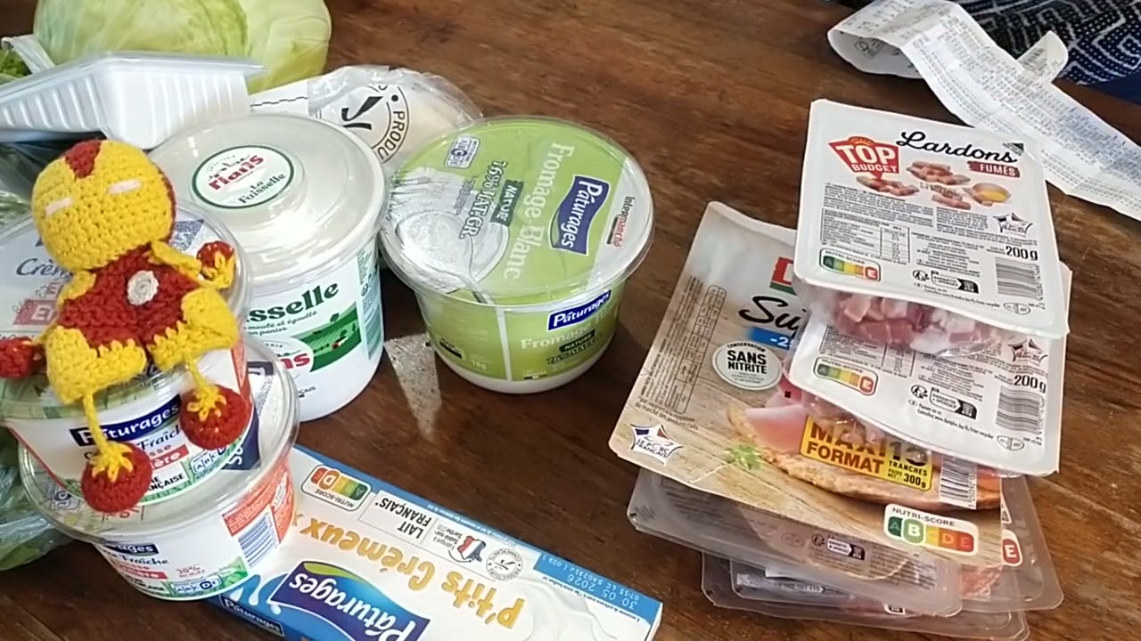 Retour de courses Intermarché 282€36