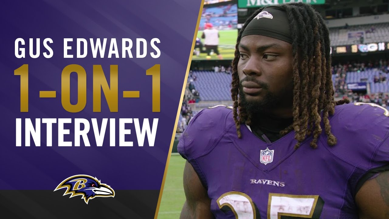 1-on-1: Gus Edwards Says Return Was Emotional for Him | Baltimore Ravens